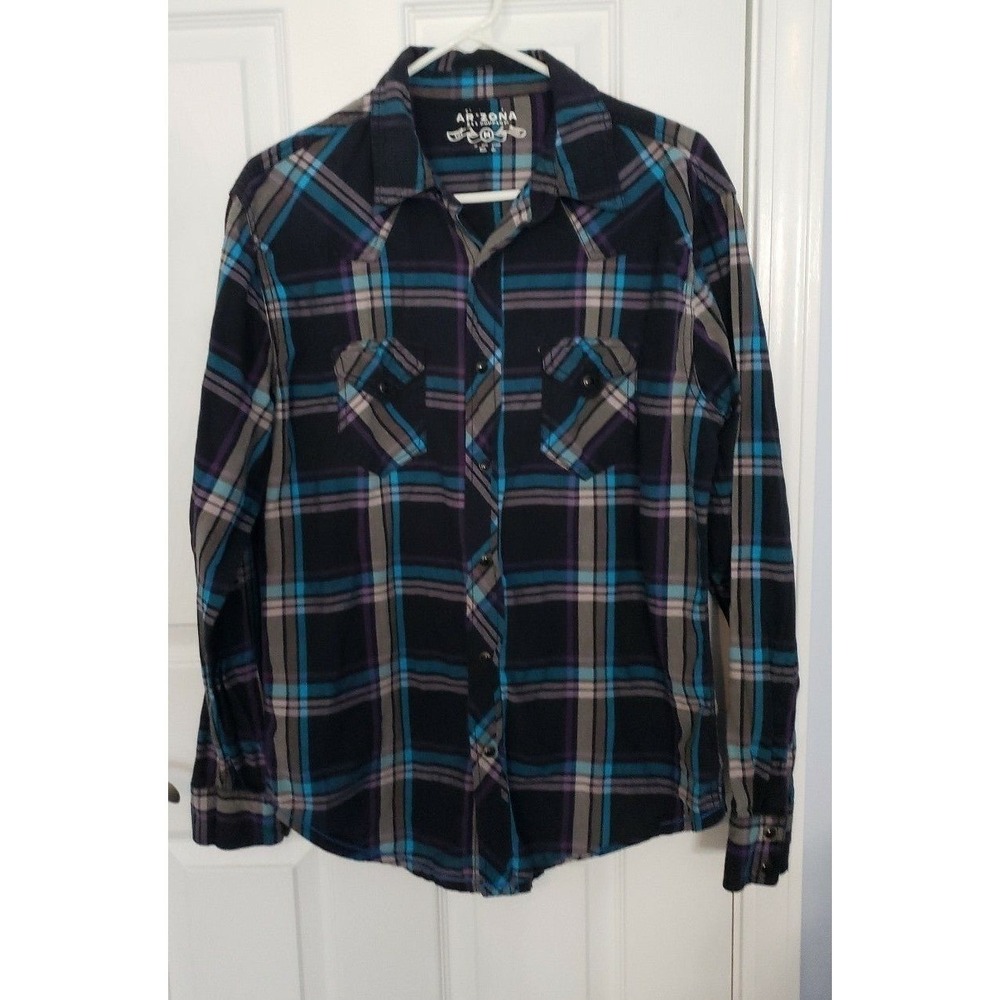 Arizona Mens Cowboy Shirt Size Medium‎